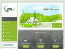 Tablet Screenshot of lineart.com.pk